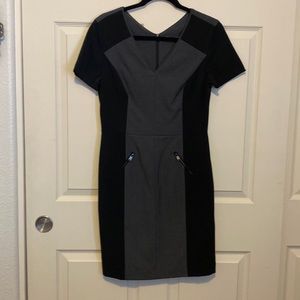 Marc New York Black & Gray Sheath Dress